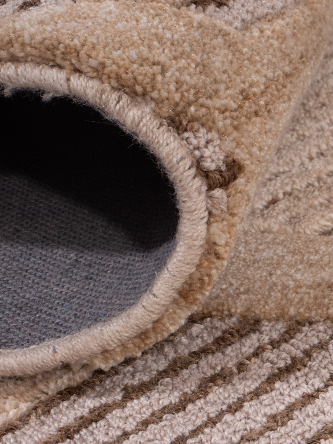 Tapis design - 330 x 240 cm - caramel