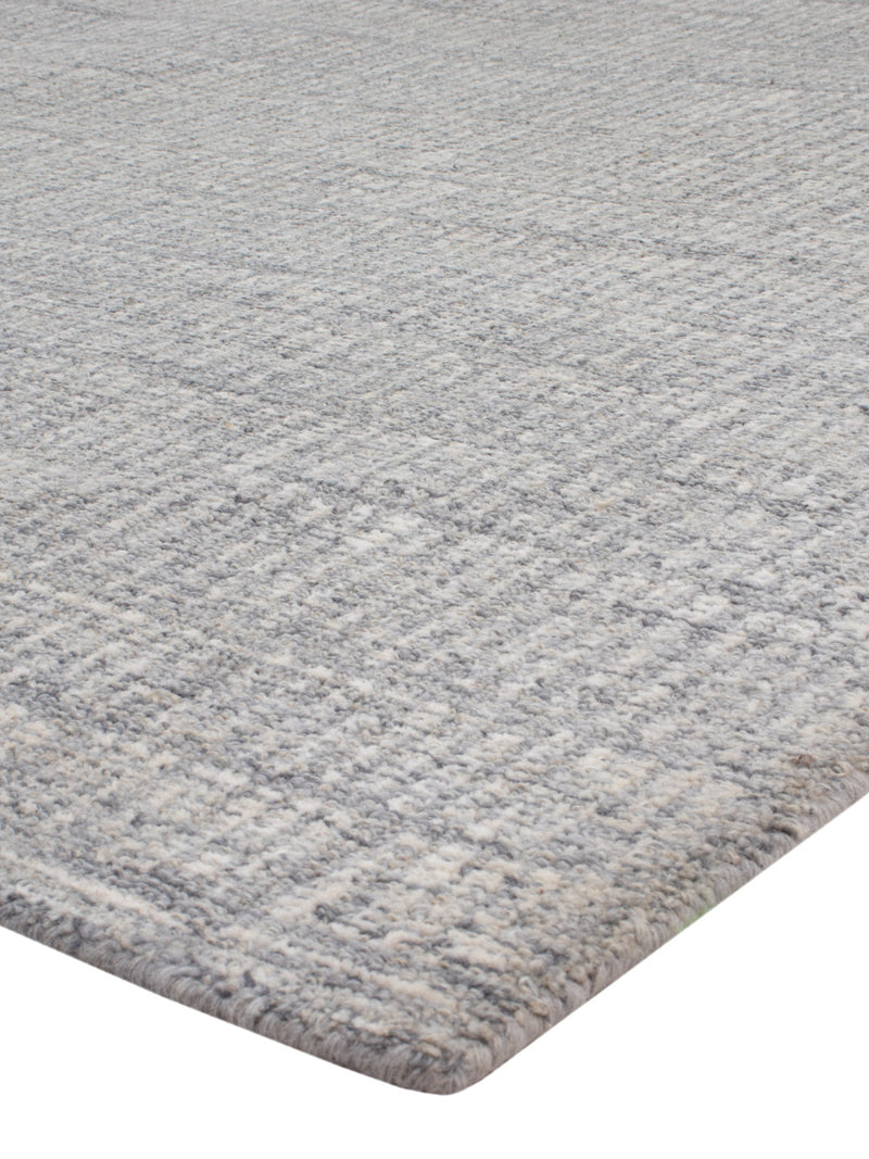 Wollteppich - 295 x 236 cm - hellgrau