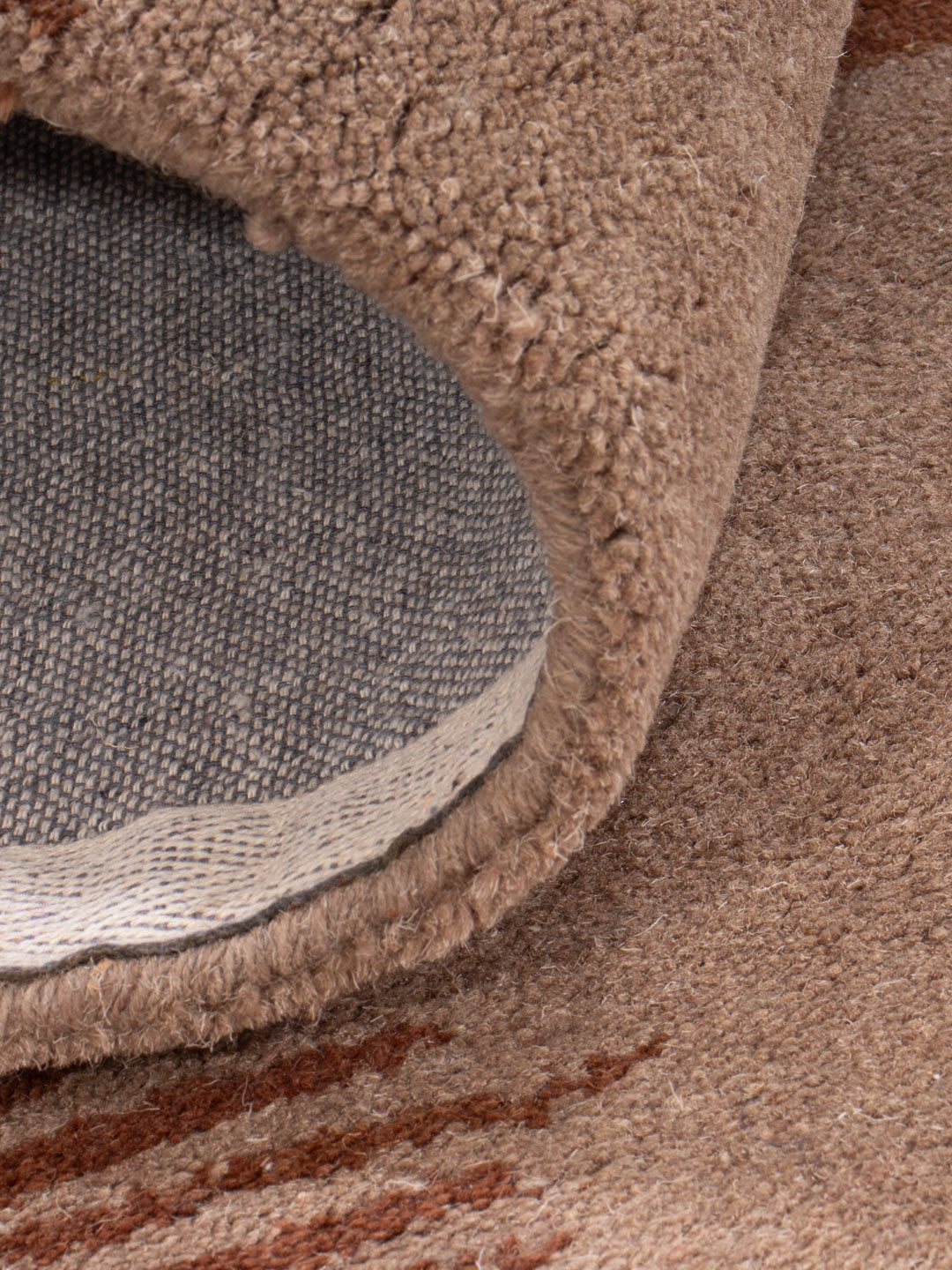 Wollteppich - 200 x 150 cm - hellbraun