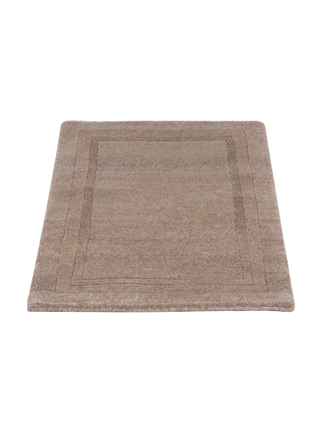 Nepal Teppich - 90 x 60 cm - dunkelbeige