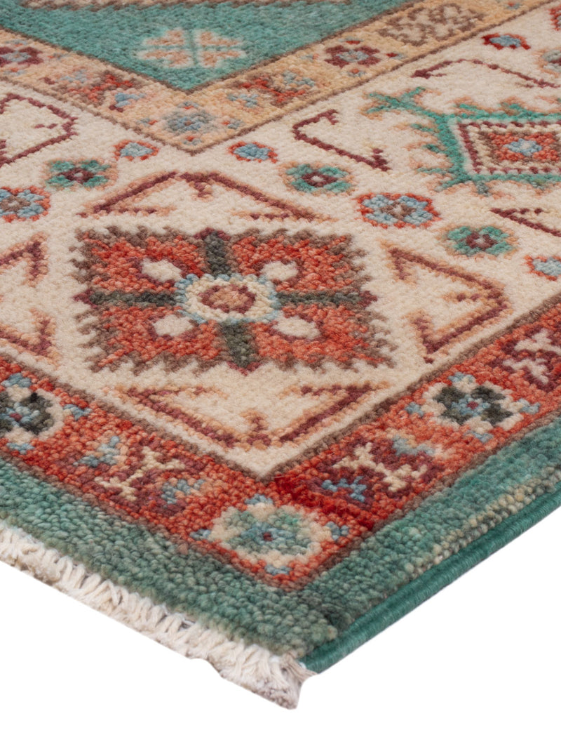 Ziegler Teppich - Kazak - 233 x 170 cm - hellgrün