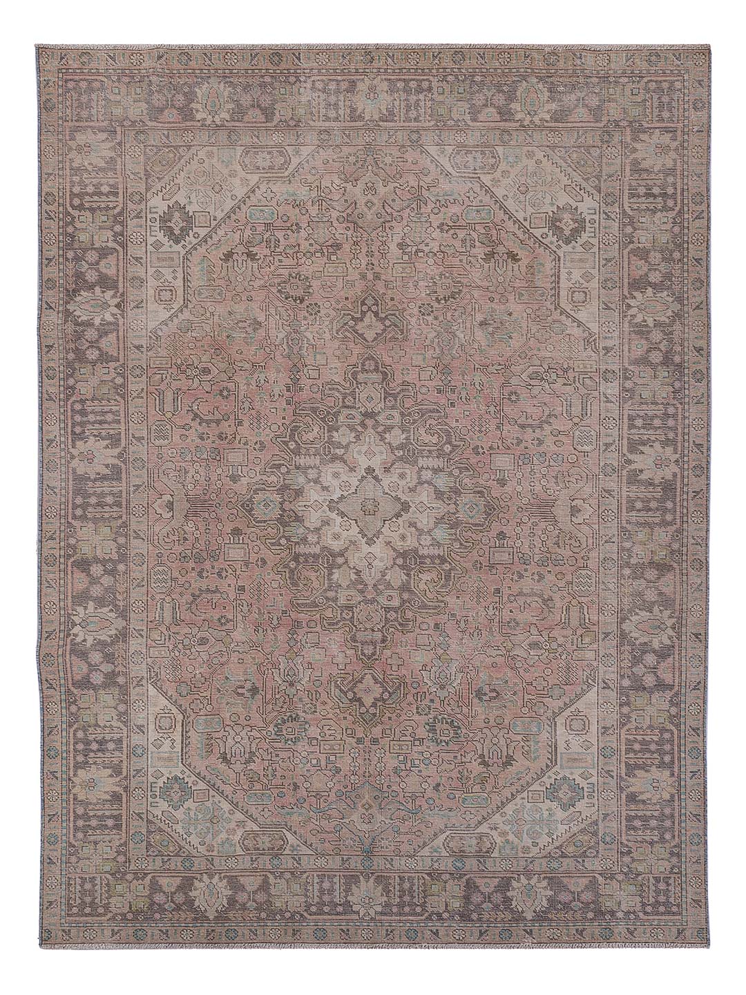 Tapis vintage - 278 x 194 cm - caramel