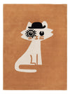 Cabane pour Chat Tapis Enfant - Rectangle / Or / 120 x 170 cm Rectangle