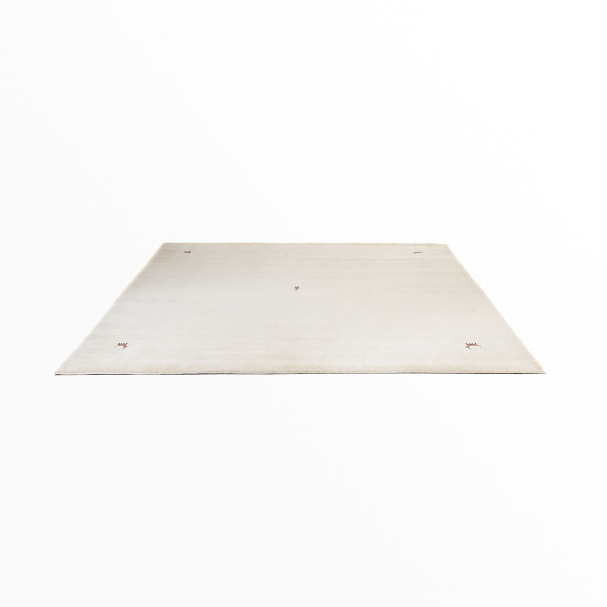 Gabbeh Teppich - Softy quadratisch  - 250 x 250 cm - beige