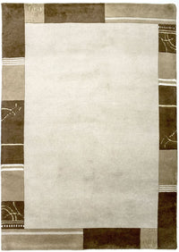 Tapis Népalais - 197 x 143 cm - beige
