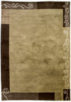Nepal Teppich 146x200cm - Wollteppich - beige - Rechteckig / Beige / 146 x 200 cm Rechteckig