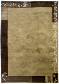 Tapis Népalais - 200 x 146 cm - beige