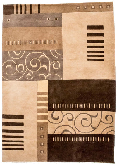 Nepal Teppich 144x197cm - Wollteppich