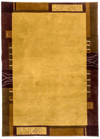 Tappeto Nepal - 193 x 143 cm - oro