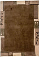 Nepal Teppich 199 x 144 cm - braun