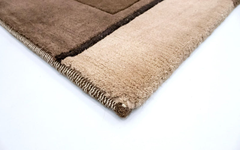 Nepal Teppich 199 x 144 cm - braun