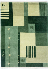 Tapis Népalais - 181 x 131 cm - multicolore