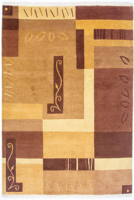 Nepal Teppich 184 x 121 cm - mehrfarbig