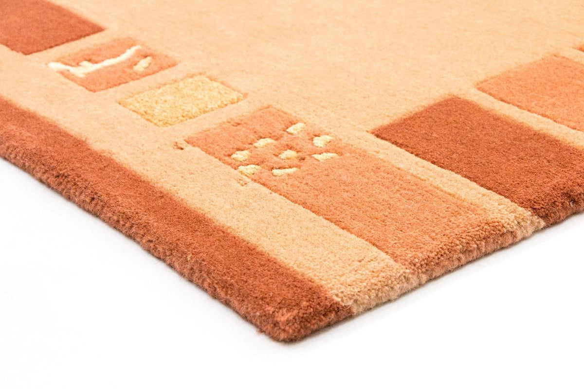 Tapis Népalais - 186 x 123 cm - orange