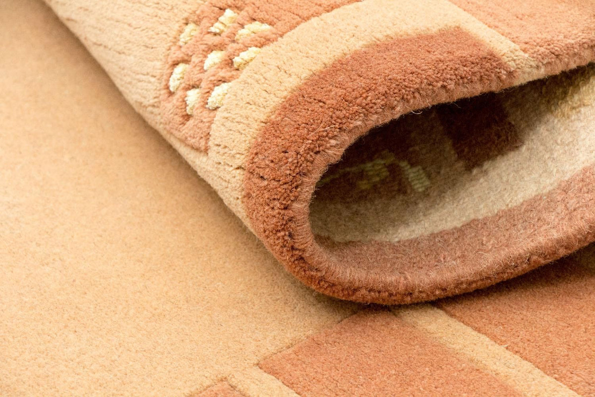 Tapis Népalais - 186 x 123 cm - orange