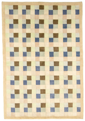 Nepal Teppich 227 x 156 cm - bunt