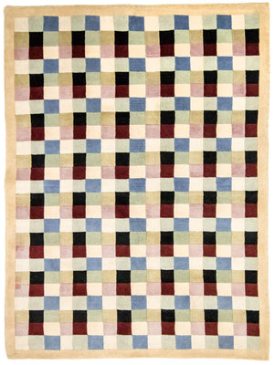 Nepal Teppich 224 x 161 cm - bunt
