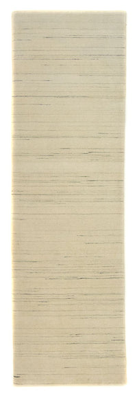 Tapis de couloir Tapis Gabbeh - Indus - 200 x 80 cm - blanc naturel