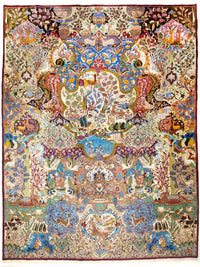 Tapis persan - Classique - 390 x 300 cm - multicolore