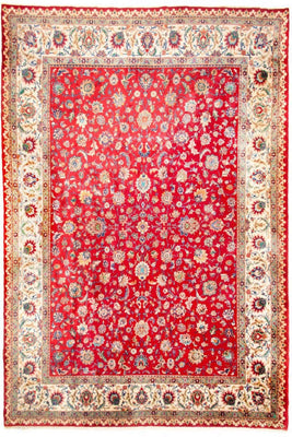 Perserteppich - Täbriz 410 x 212 cm - rot