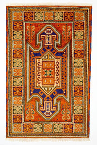 Tapis oriental - 151 x 95 cm - orange