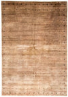 Loribaft Teppich Perser 167x242cm - Wollteppich - Rechteckig / Braun / 167 x 242 cm Rechteckig