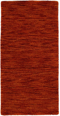 Tapis en laine - 112 x 60 cm - rouille
