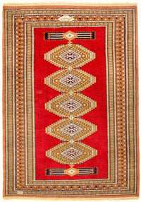 Tapis afghan - Boukhara - 168 x 130 cm - rouge