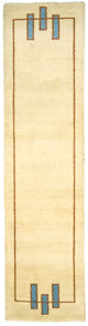 Tapis Gabbeh indien Tapis 298x80cm - Tapis en laine