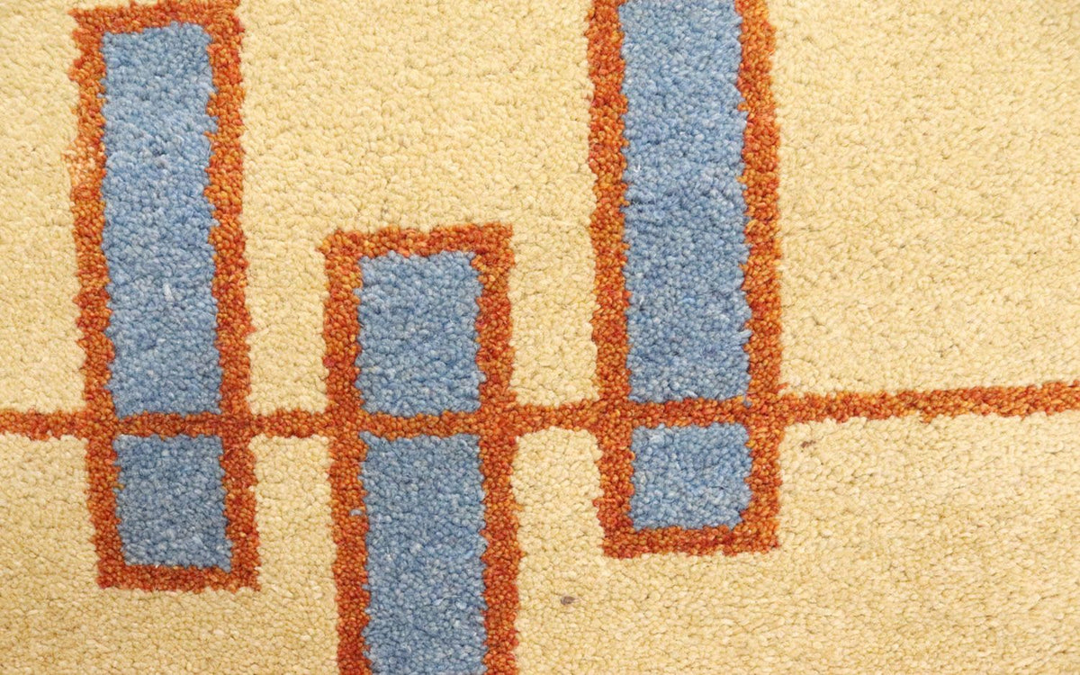 Tappeto corsia Tappeto Gabbeh - Indus - 298 x 80 cm - beige