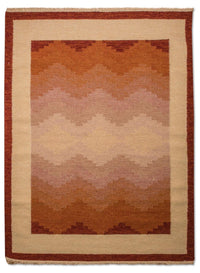 Tapis Kelim - Tendance - 200 x 140 cm - orange