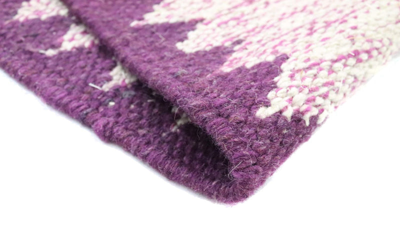 Kelim Teppich - Trendy 250 x 80 cm - lila