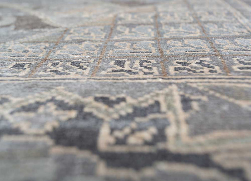 Designer Teppich - 300 x 240 cm - hellgrau