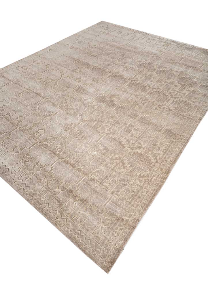 Designer Teppich - 300 x 240 cm - beige