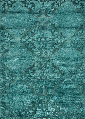 Designer Teppich - 240 x 150 cm - blau