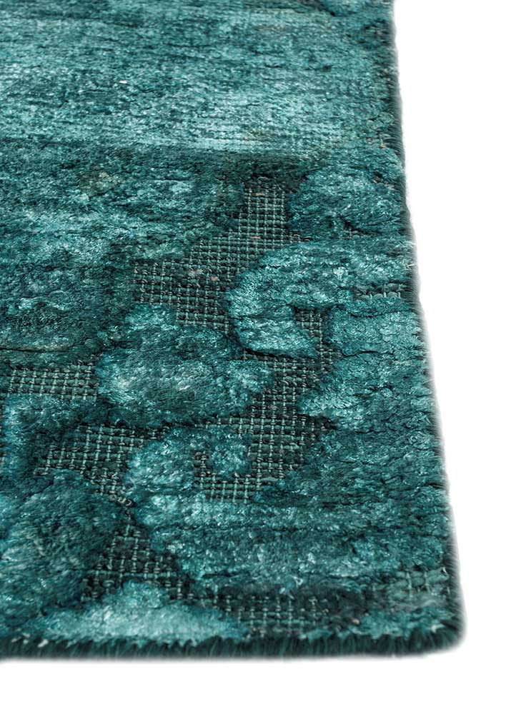 Designer Teppich - 240 x 150 cm - blau