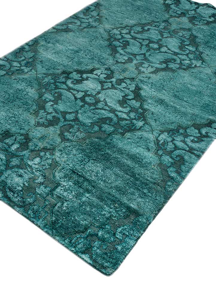 Designer Teppich - 240 x 150 cm - blau