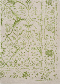 Tapis en laine - 120 x 73 cm - vert
