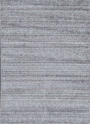 Tapis en viscose - 120 x 75 cm - gris