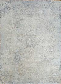Tapis en laine - 298 x 235 cm - argent