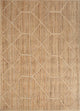 Sisalteppich - 225 x 165 cm - dunkelbeige