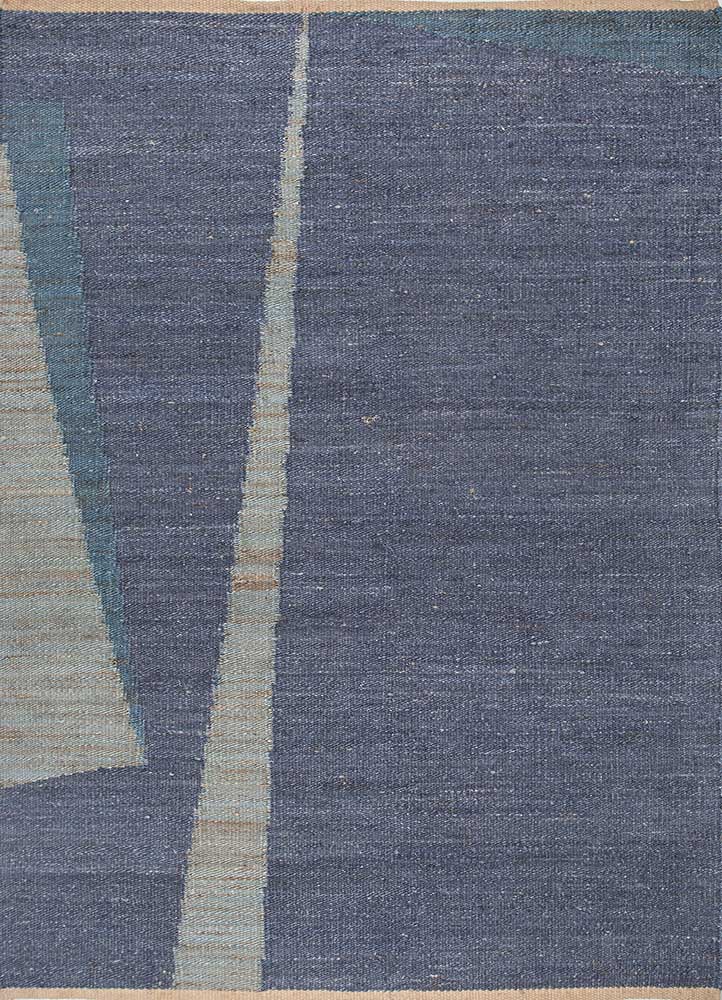 Sisalteppich - 270 x 180 cm - seeblau