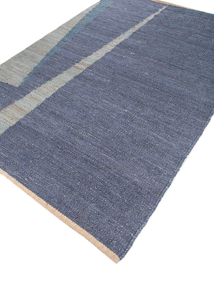 Sisalteppich - 270 x 180 cm - seeblau