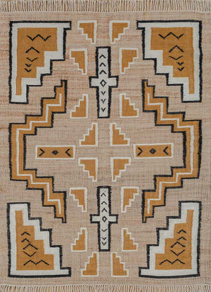 Sisalteppich - 210 x 165 cm - dunkelbeige