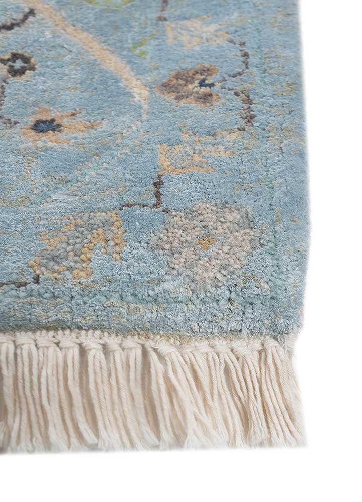 Designer Teppich - 300 x 240 cm - lichtblau