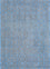 Wollteppich - 180 x 120 cm - seeblau