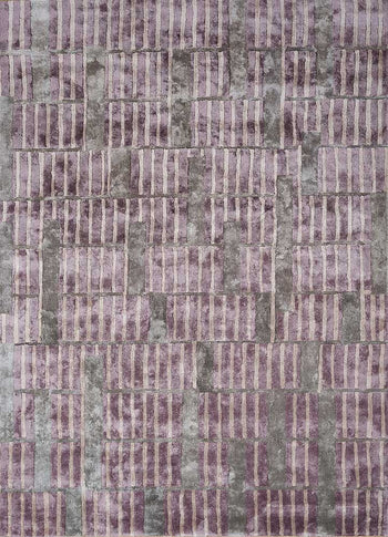 Designer Teppich - 270 x 180 cm - lila