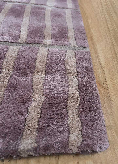 Designer Teppich - 270 x 180 cm - lila
