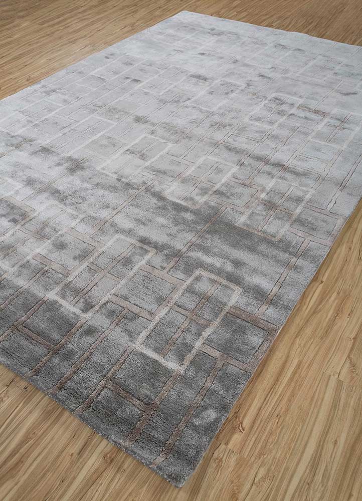 Designer Teppich - 270 x 180 cm - grau