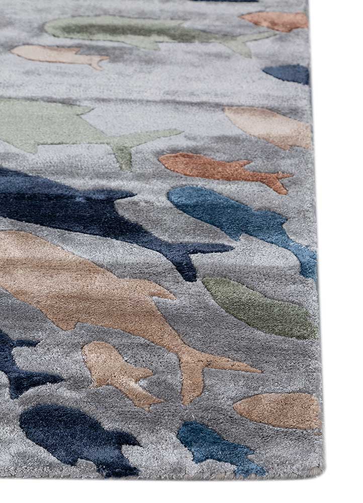 Designer Teppich - 240 x 150 cm - mehrfarbig